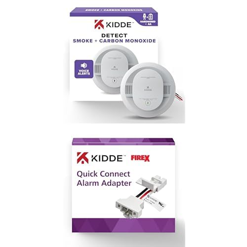 Hardwired Smoke & Carbon Monoxide Detector with Battery Backup Y68721