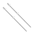 2 Pieces 1.5m Stainless Steel Flagpole D85060