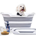 Collapsible Dog Bath Tub with Drain Plug W10169