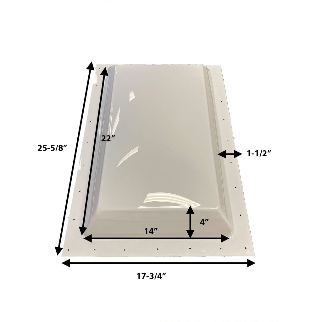 14x22 inch White RV Skylight Z253