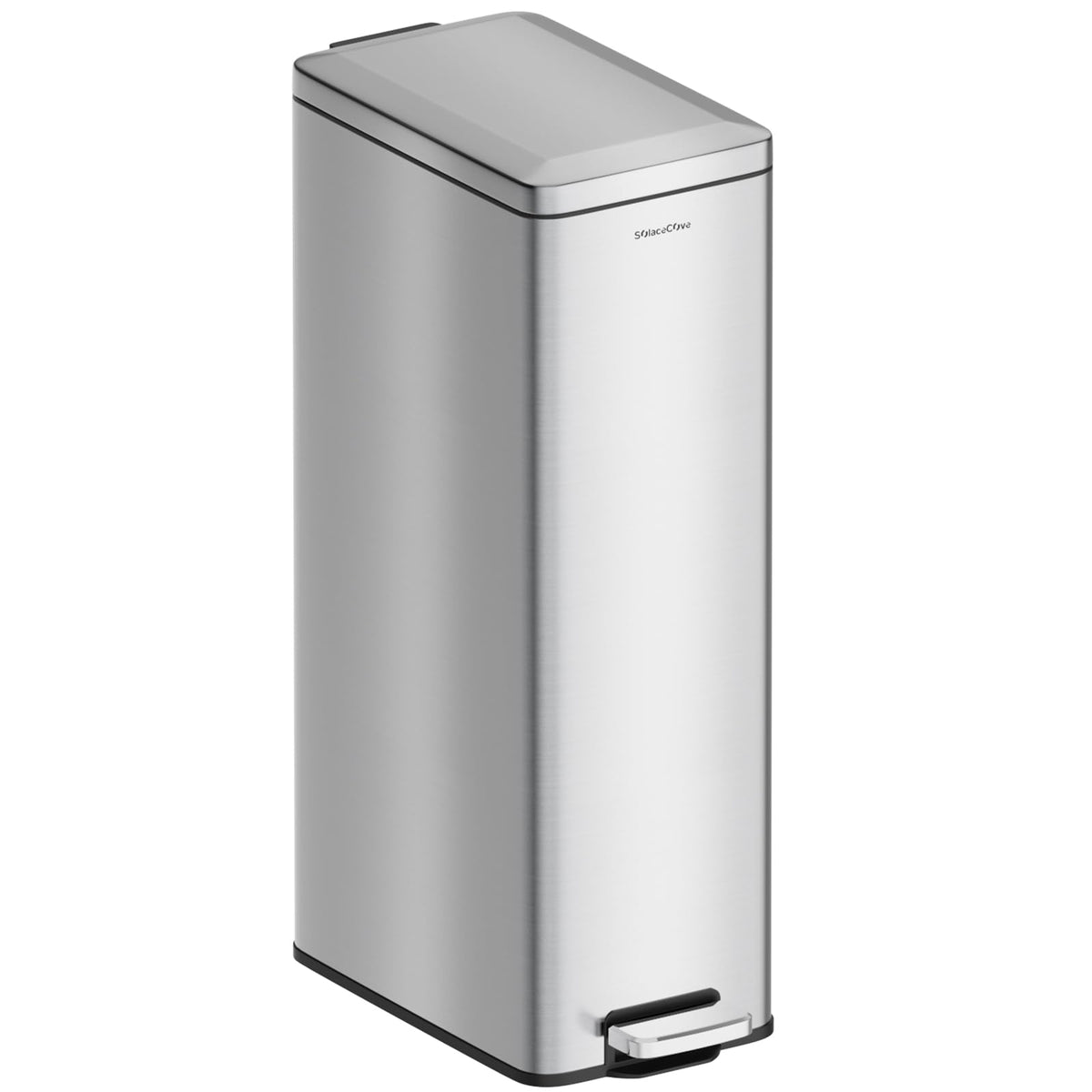 8 Gallon Stainless Steel Trash Can with Soft Close Lid R29202
