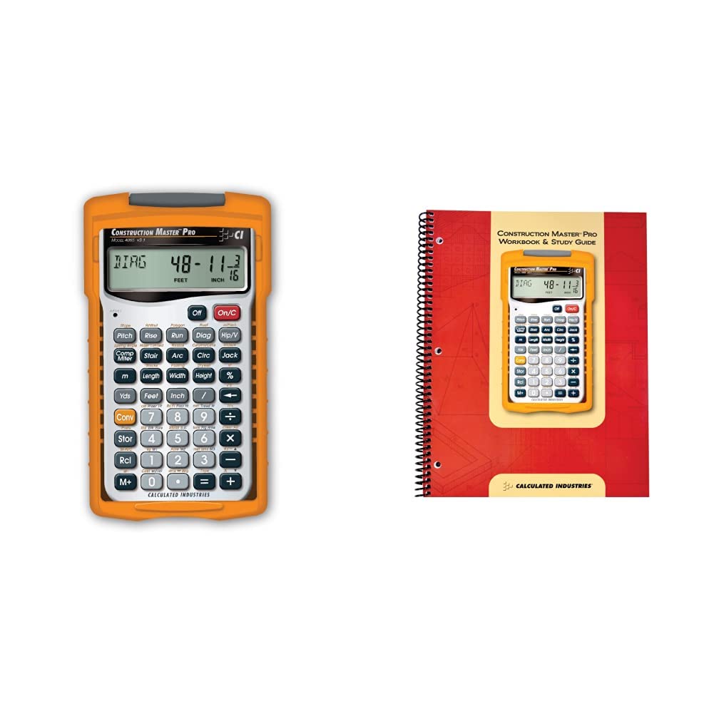 Construction Master Pro Calculator and Workbook P439