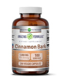 Cinnamon Bark Supplement 1000 Mg 200 Veggie Capsules H258