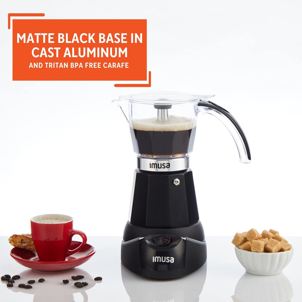Black Electric Espresso Maker I549