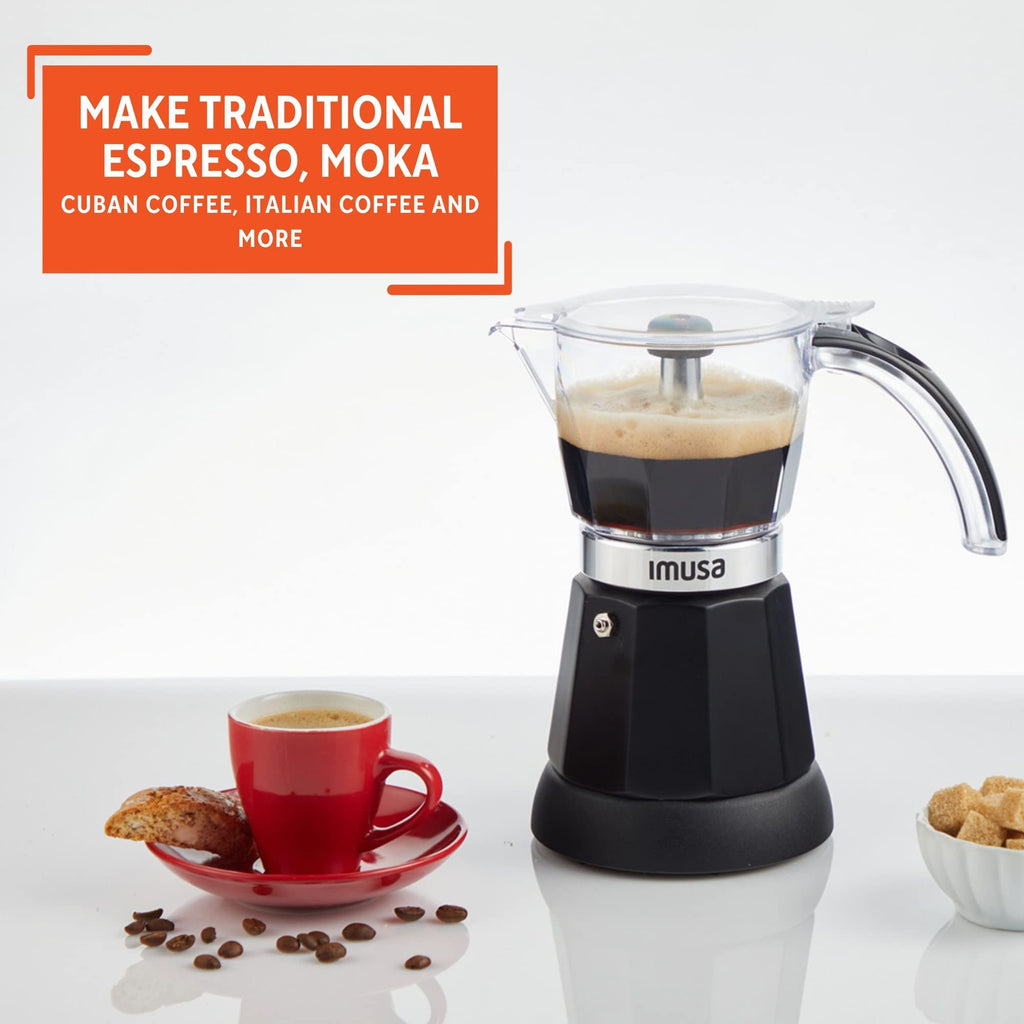 Black Electric Espresso Maker I549