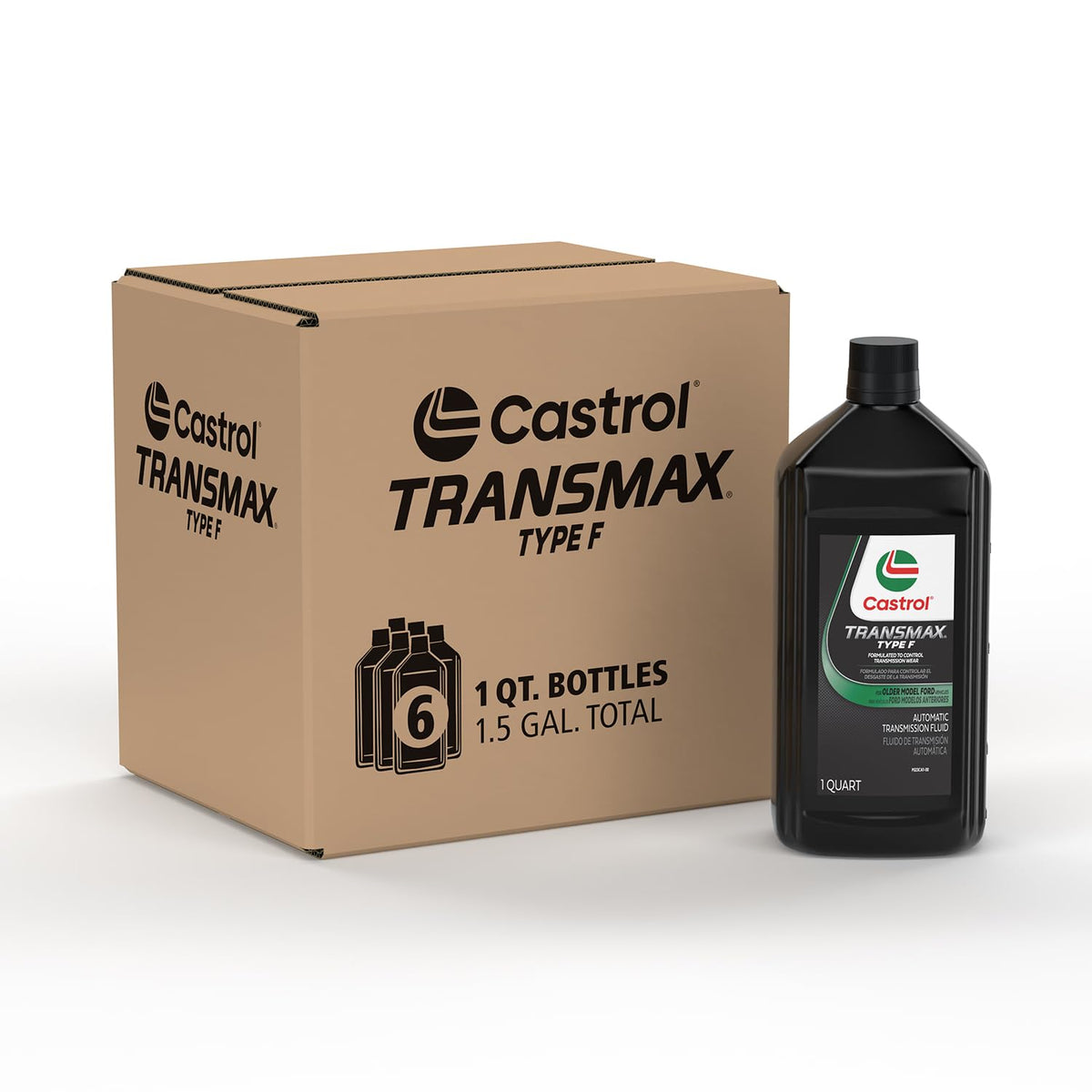 Automatic Transmission Fluid, 1 Quart, Pack of 6 K94857