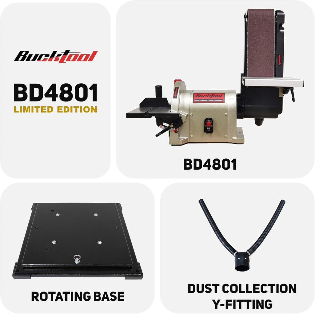 Belt Disc Sander with Rotating Base B845