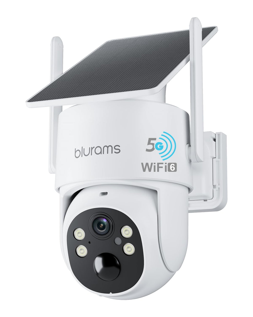 4MP Pan/Tilt Wireless Outdoor Security Camera with Solar Panel X128031