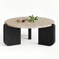 Solid Wood Stone Top Coffee Table X521123