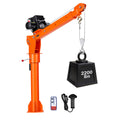 Electric Truck Crane with 12V Electric Winch and 360° Rotating Telescopic Boom R4778