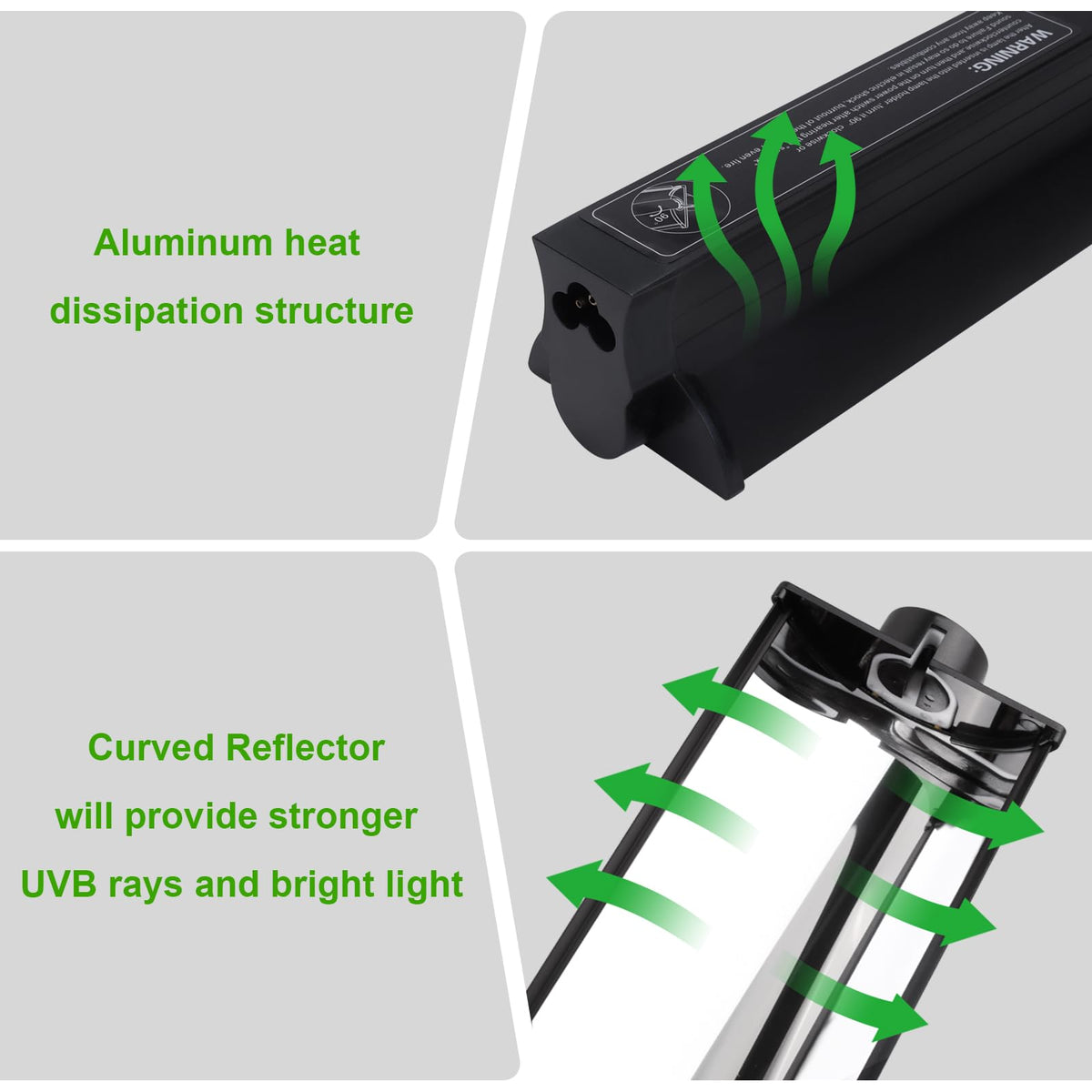 24W 22 Inch UVB Reptile Light Fixture B25003