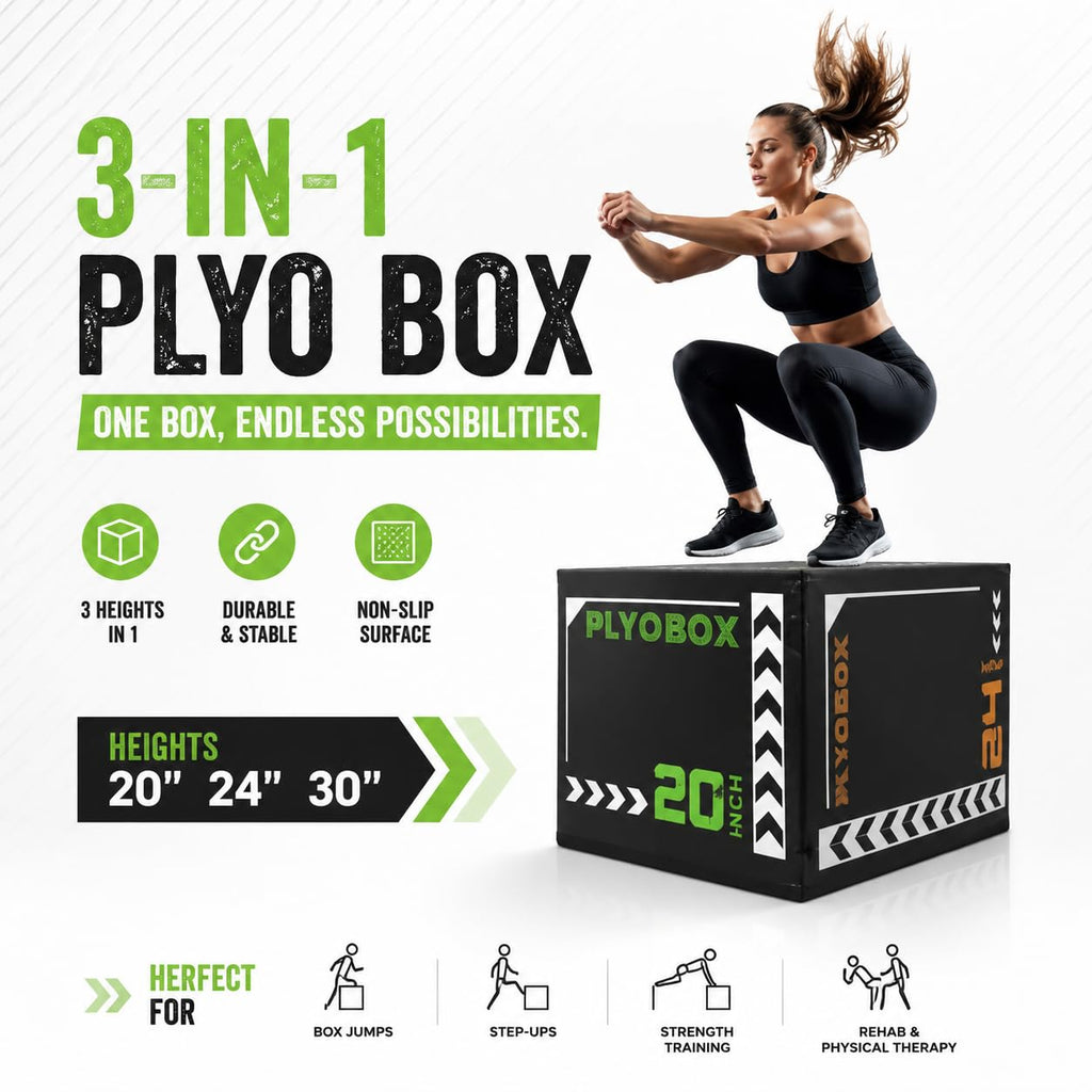 3 in 1 Foam Plyo Box P32572