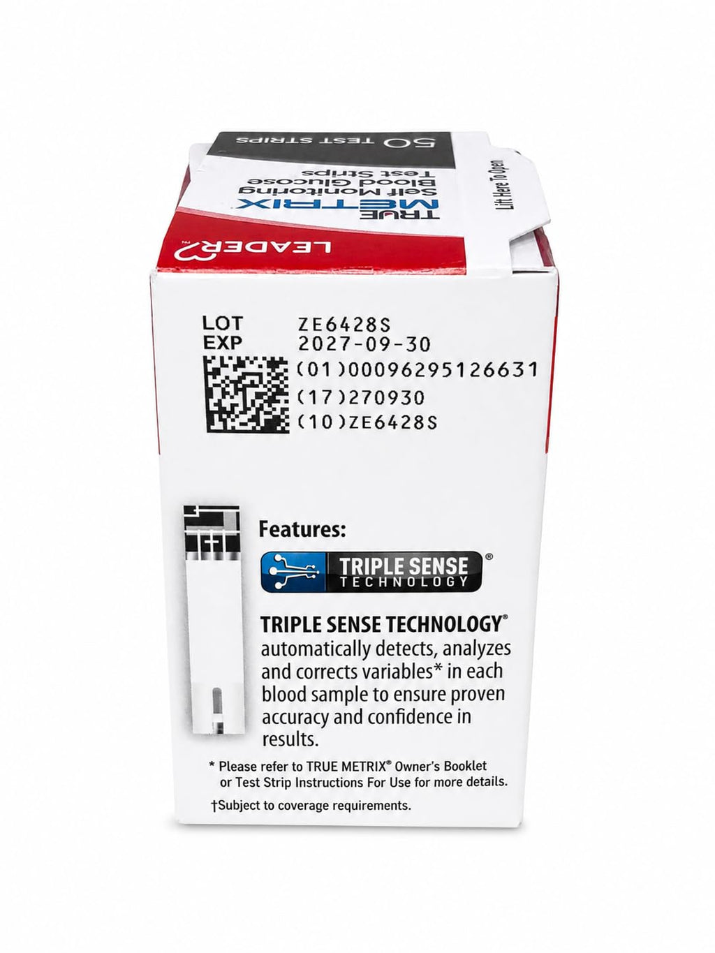 Blood Glucose Test Strips, 50 Strips L606