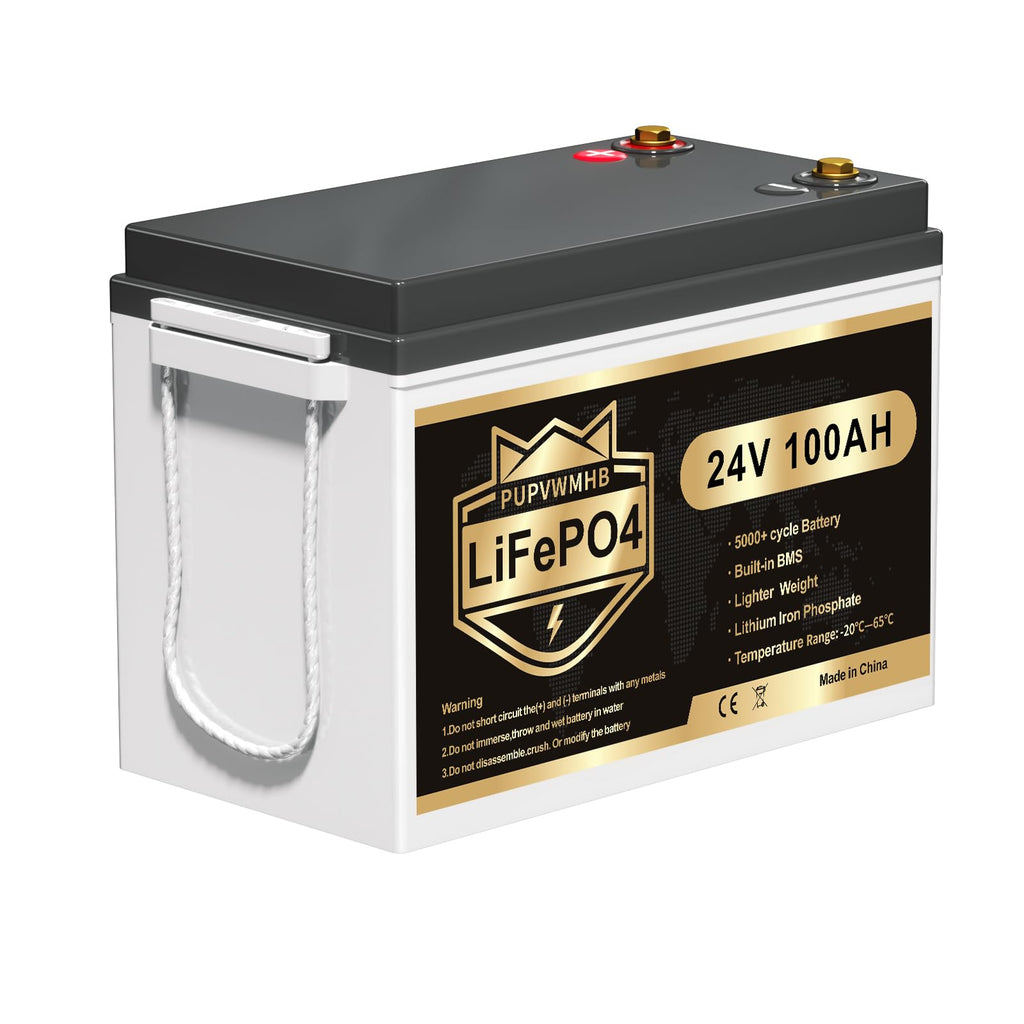 24V 100AH Lifepo4 Battery with 100A BMS A7744
