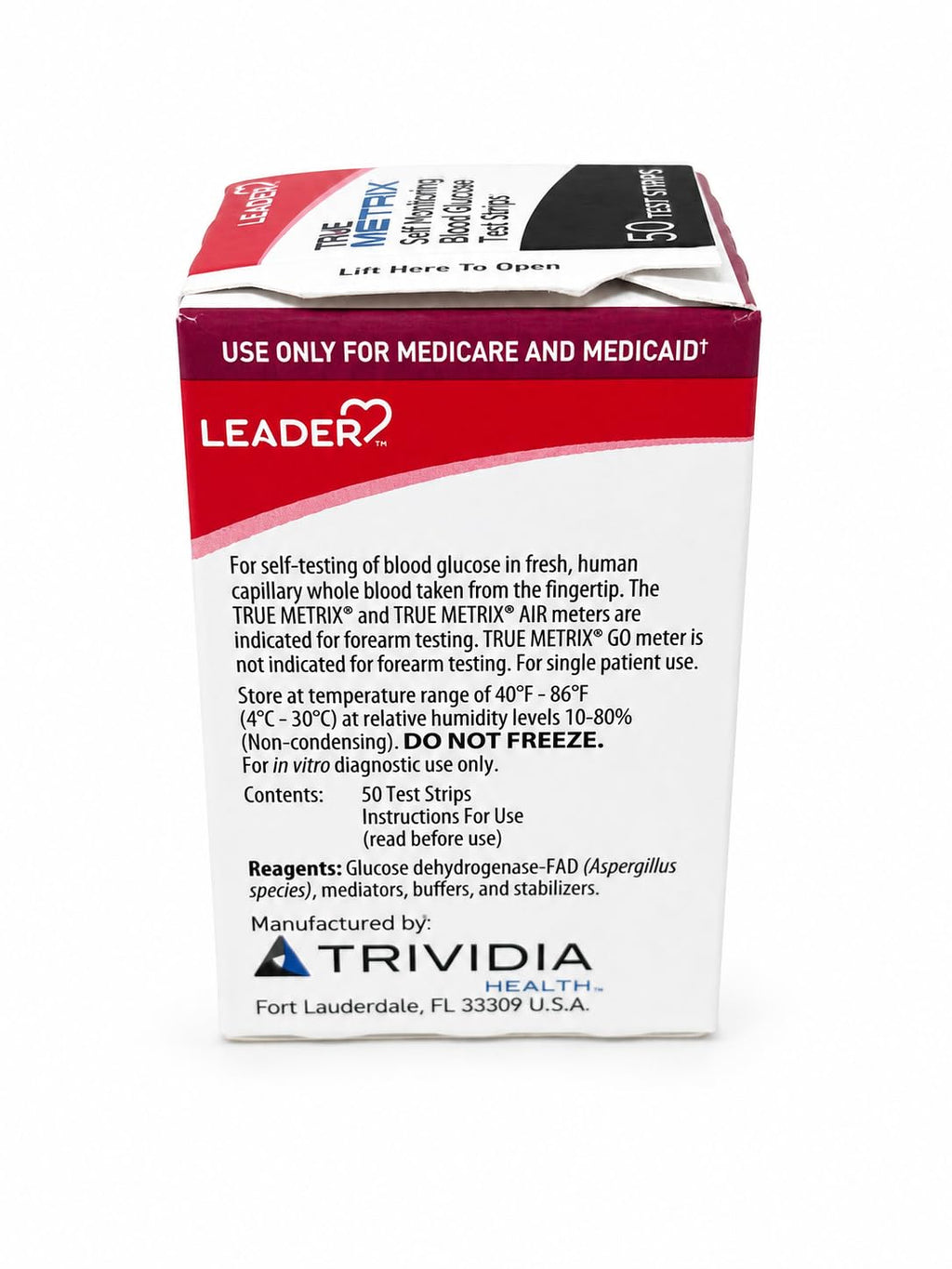 Blood Glucose Test Strips, 50 Strips L606