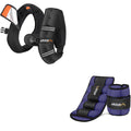 10lbs/Pair Adjustable Ankle Weights & 5lbs Weighted Vest Y53133