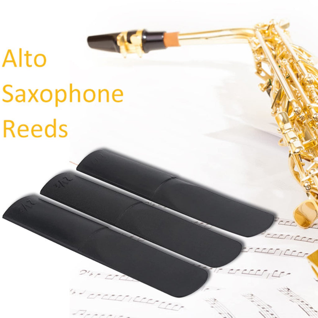 Alto Saxophone Reeds 3PCS Plastic Strength 2.5 W9250