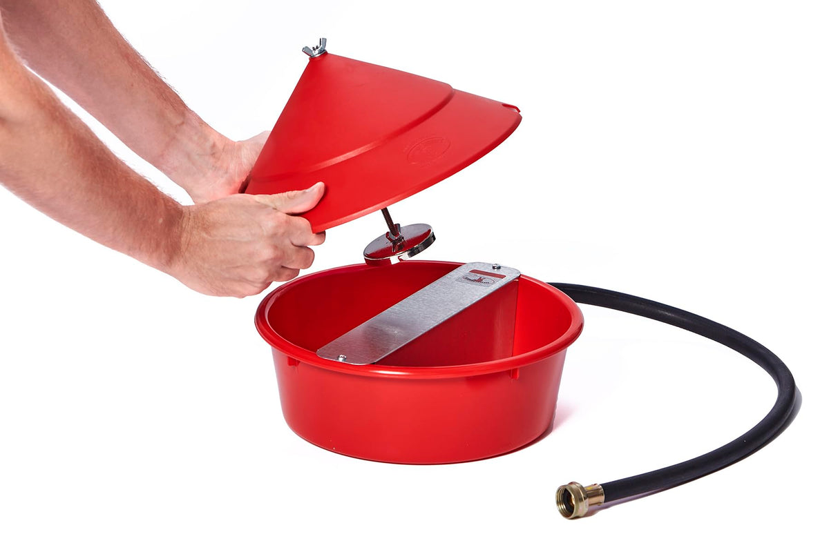 5 Quart Automatic Poultry Waterer with Cover S86397