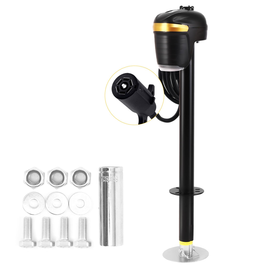 12V Electric A-Frame Trailer Tongue Jack 5000lb T403623