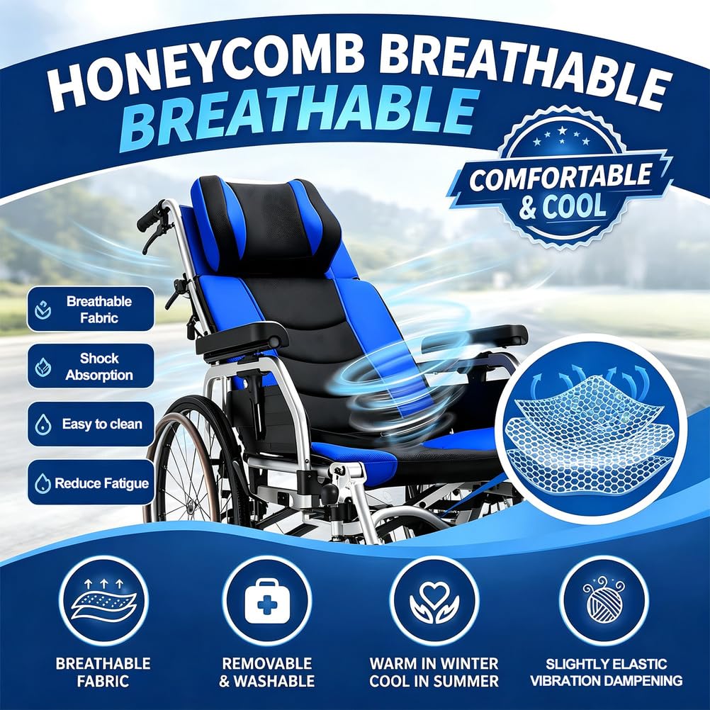 Reclining Wheelchairs with Elevating Leg Rests Y529