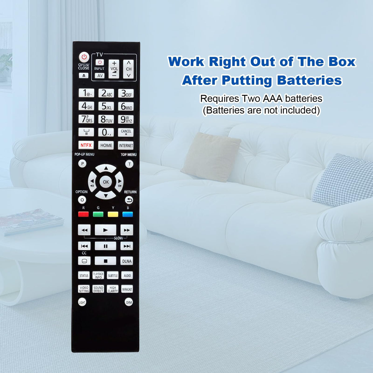 Backlight Remote Control P6157