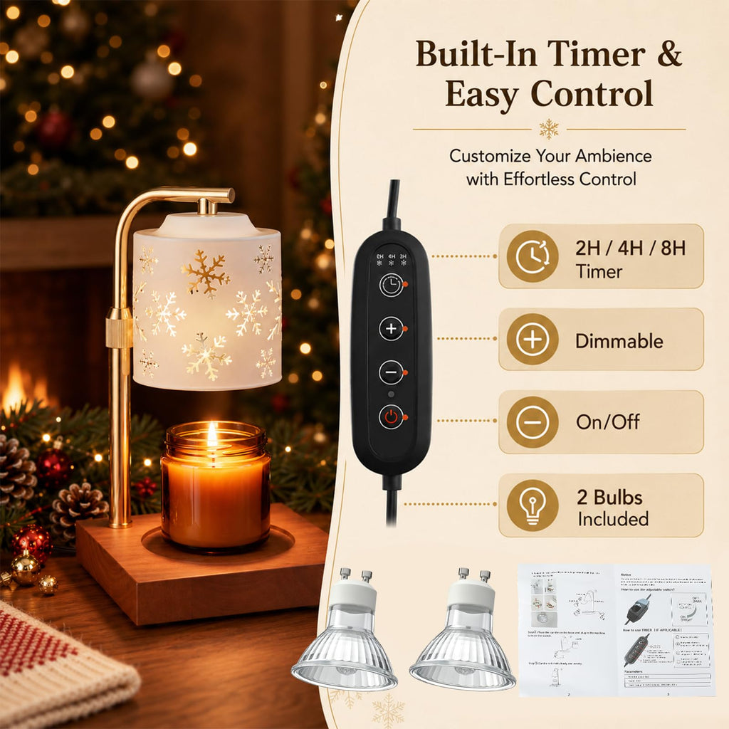 Christmas Candle Warmer Lamp with Timer X231