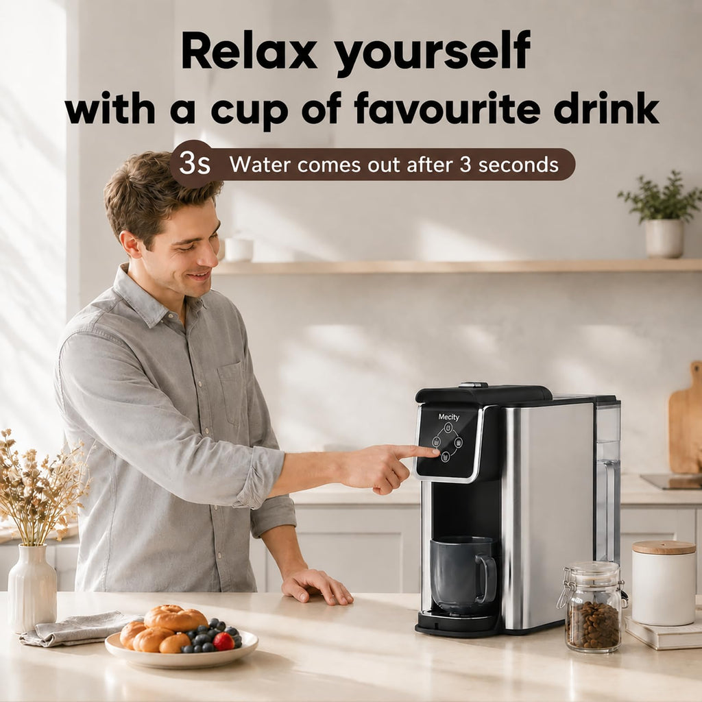 3 in 1 Single Serve Coffee Maker with 50 Oz Water Reservoir O20881
