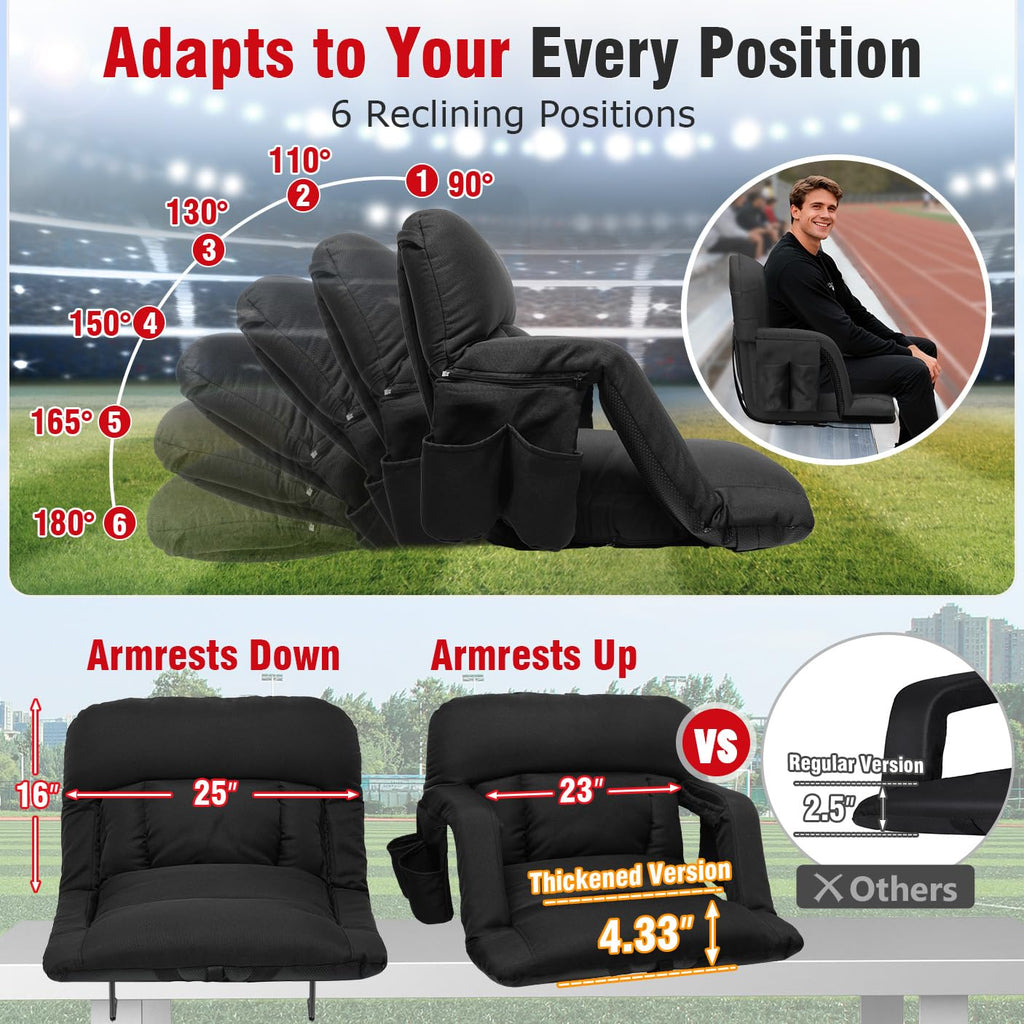 Stadium Seats with Back Support 2 Pack I293439