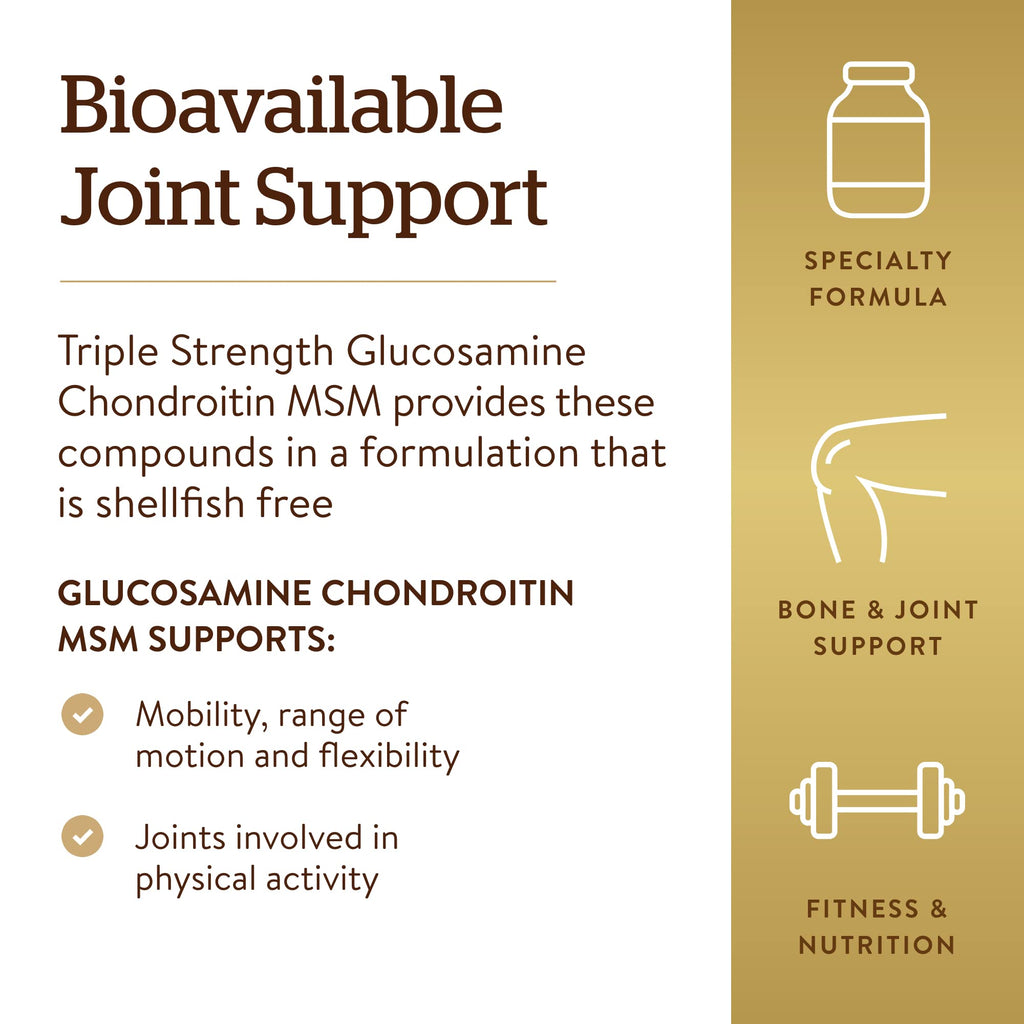 120 Tablets Glucosamine Chondroitin MSM Z184