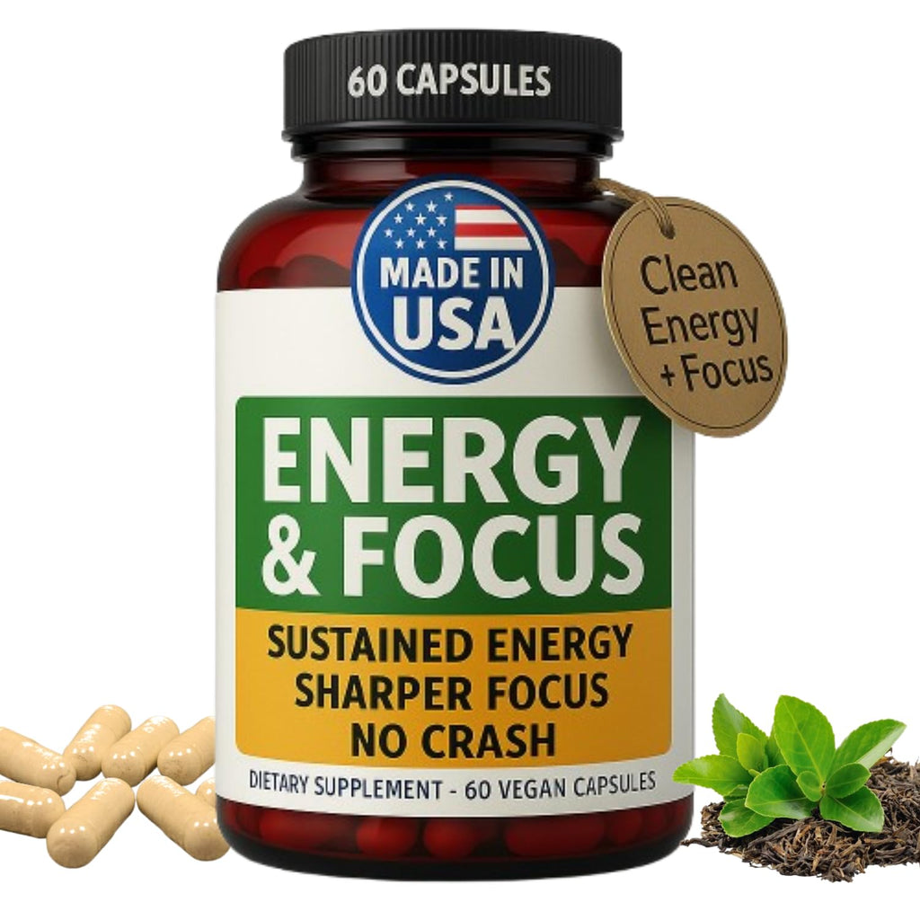 Vegan Non-GMO Energy & Focus Capsules N271