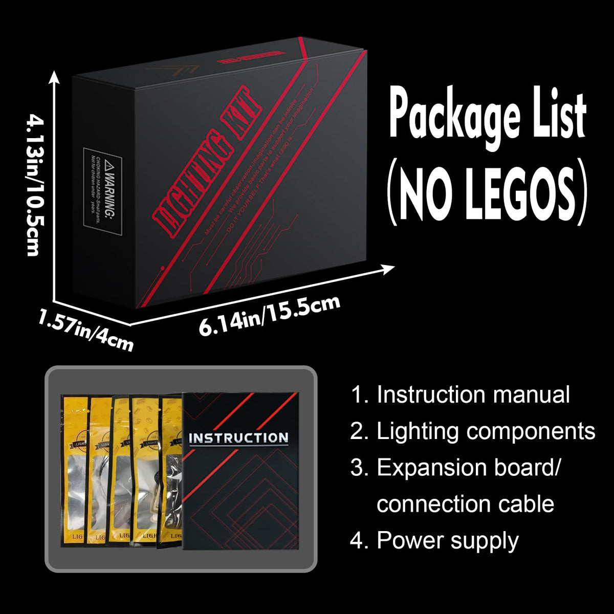 LED Lighting Kit for Model, NOT Included The Model Set Y80424