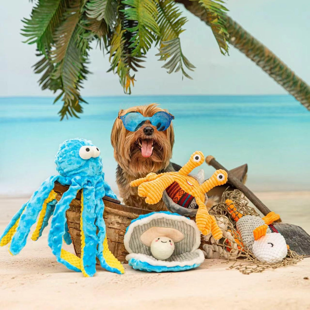 4 Packs Crinkle Squeaky Dog Toys H6262
