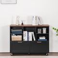 39.3" Lateral File Cabinet with Wheels, 2 Drawers V512487