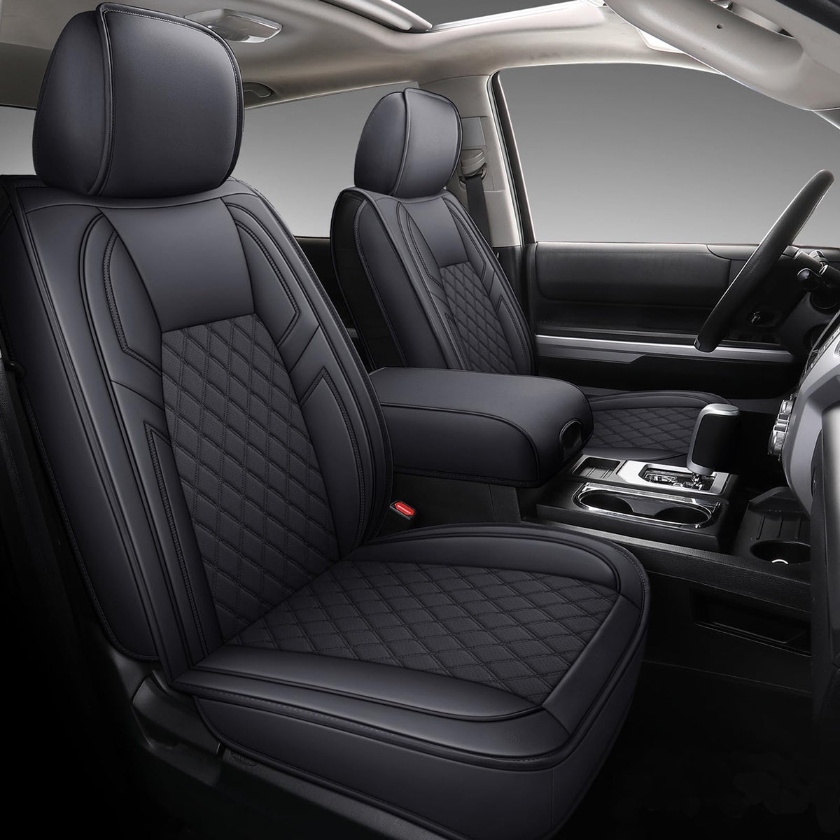 Leather Car Seat Covers Full Set Q1988