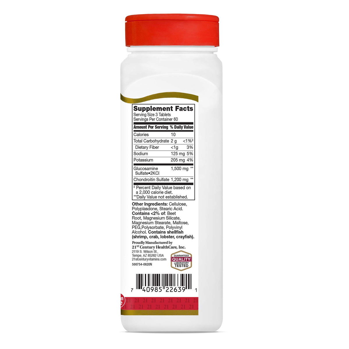 Glucosamine Chondroitin 500/400mg 180ct Z3859