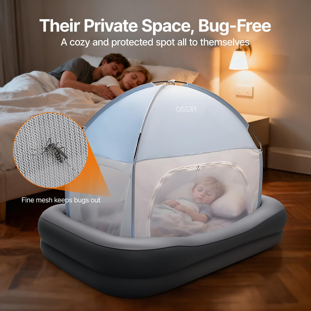 Inflatable Toddler Travel Bed with Tent K331