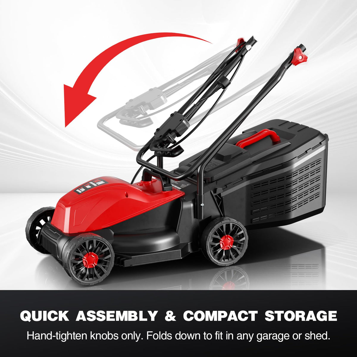 14" Corded Electric Lawn Mower with 3-Position Height Adjustment T6307