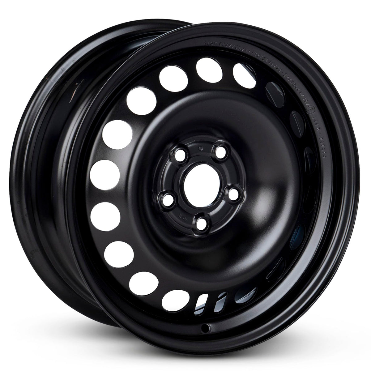 16 Inch Black Painted Steel Rim K93246