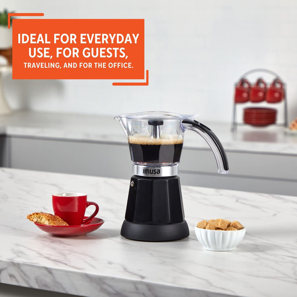 Black Electric Espresso Maker I549