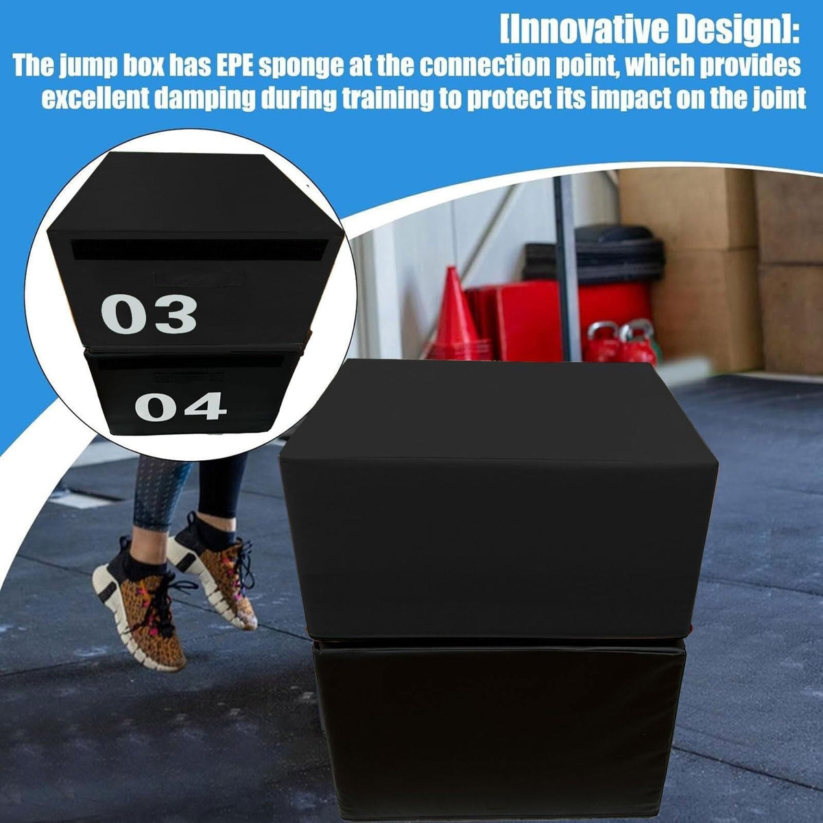 4-in-1 Foam Plyo Box B44278