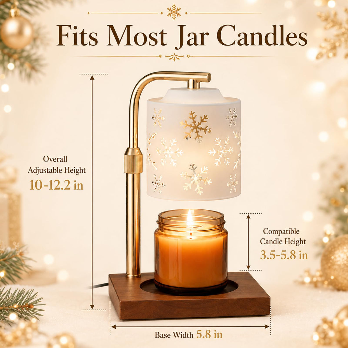 Christmas Candle Warmer Lamp with Timer X231