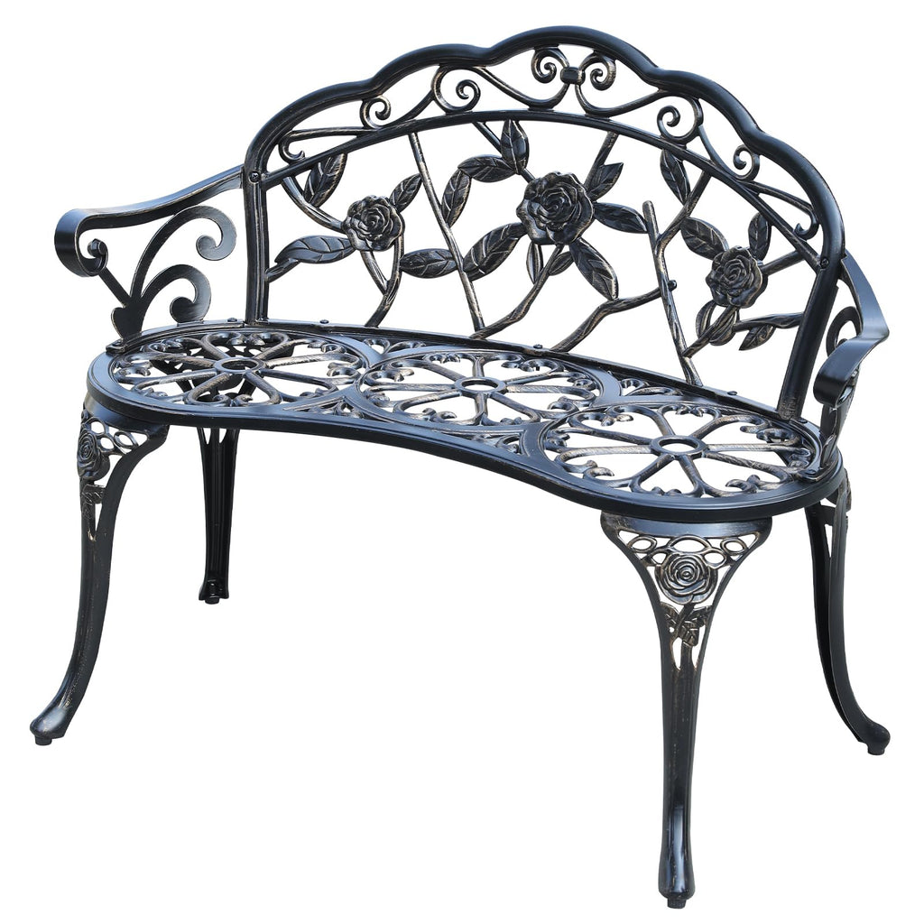 Cast Aluminium Outdoor Bench J97707
