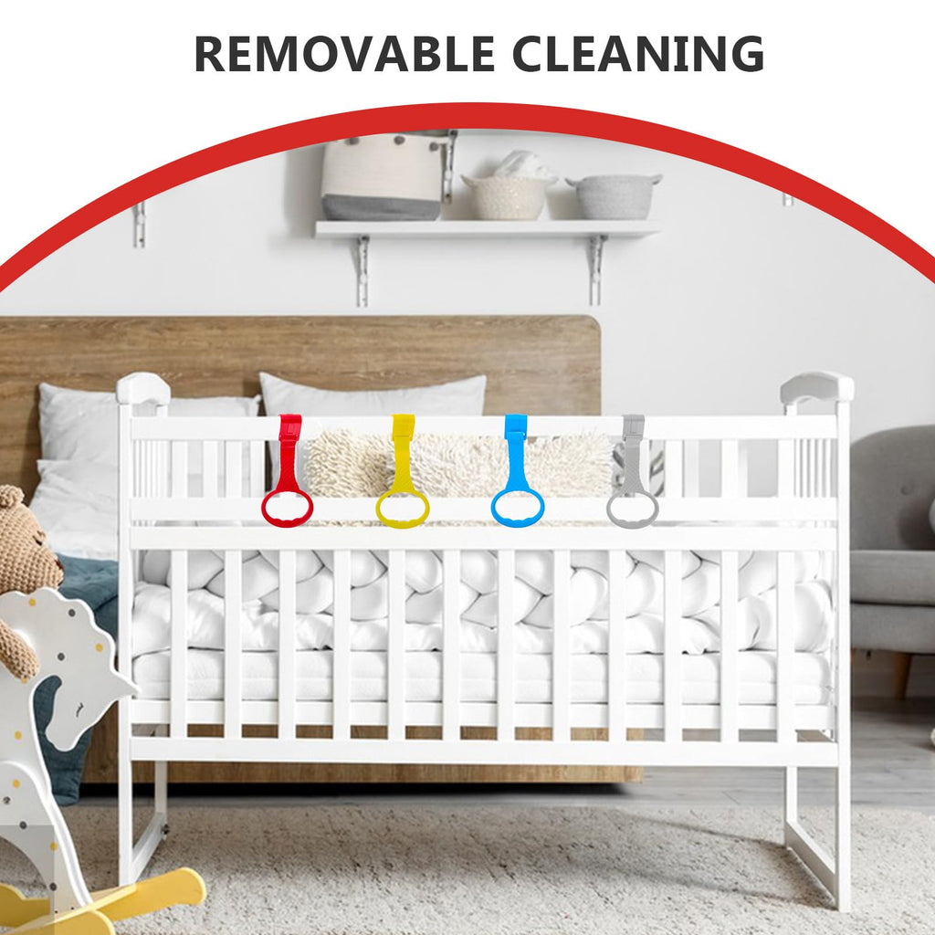 Baby Pull Up Rings 4Pcs Playpen Accessories V89461