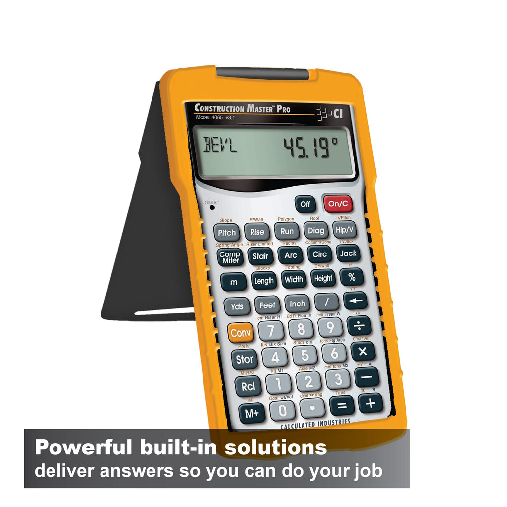 Construction Master Pro Calculator and Workbook P439