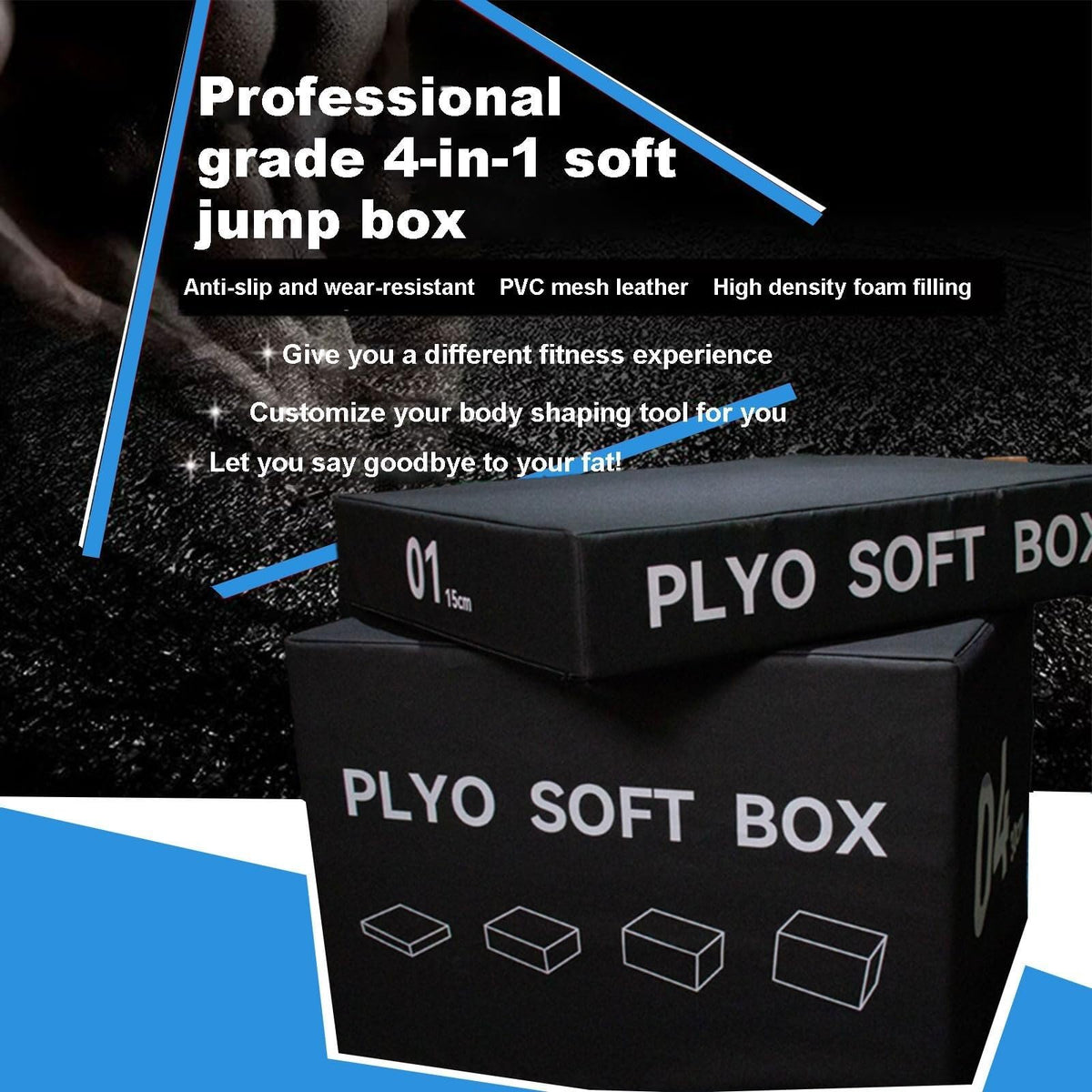 4-in-1 Foam Plyo Box B44278