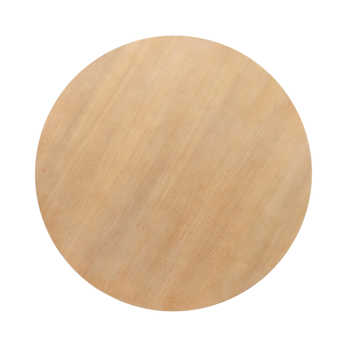 Round Two-Tier Wood Coffee Table with Storage D54510