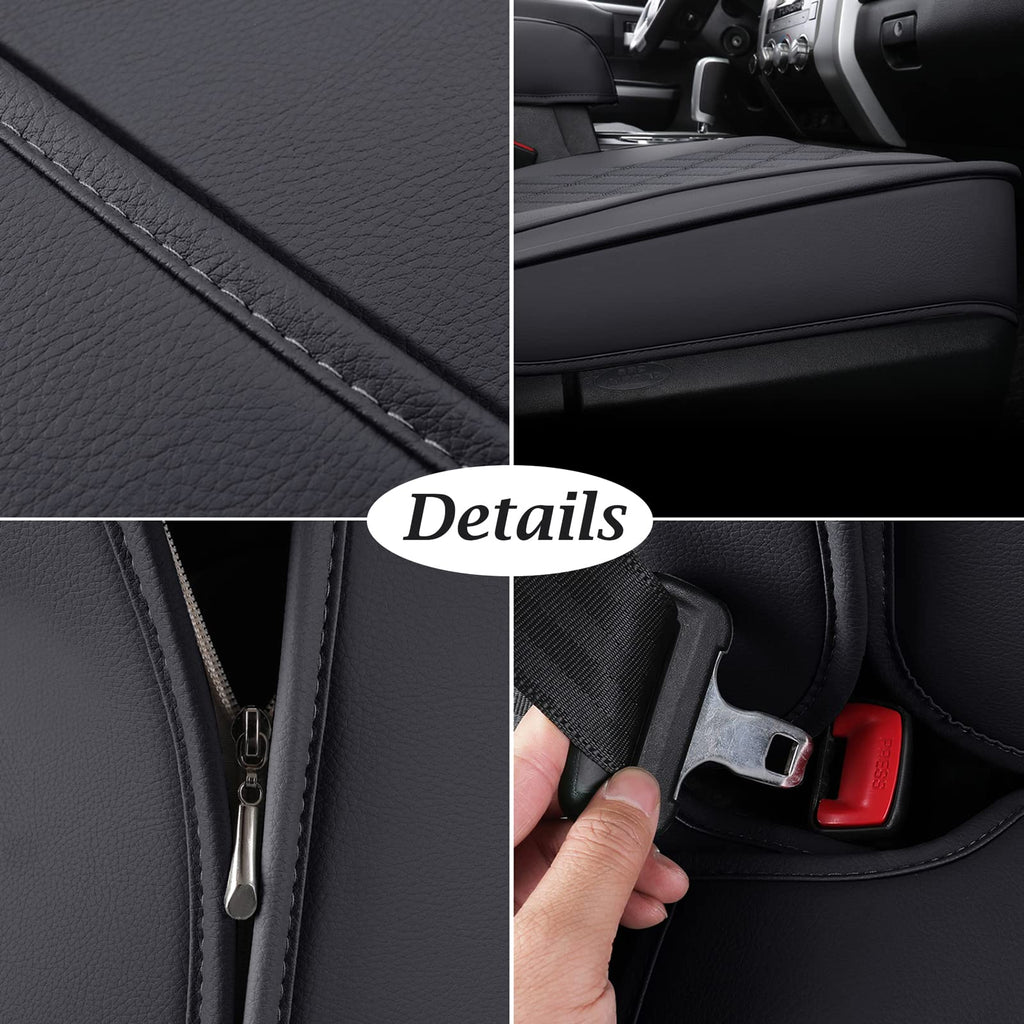 Leather Car Seat Covers Full Set Q1988