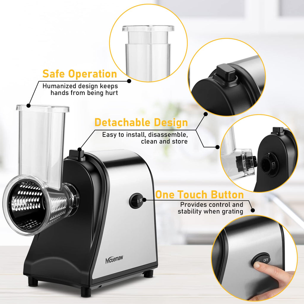 Electric Vegetable Cutter 500 W with 5 Cutting Drums K2238