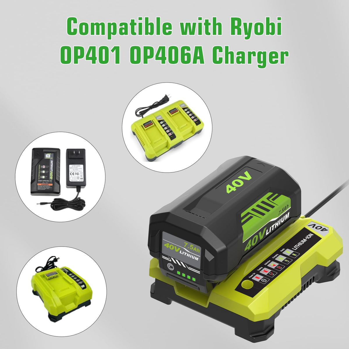 40V Replacement Battery Y509
