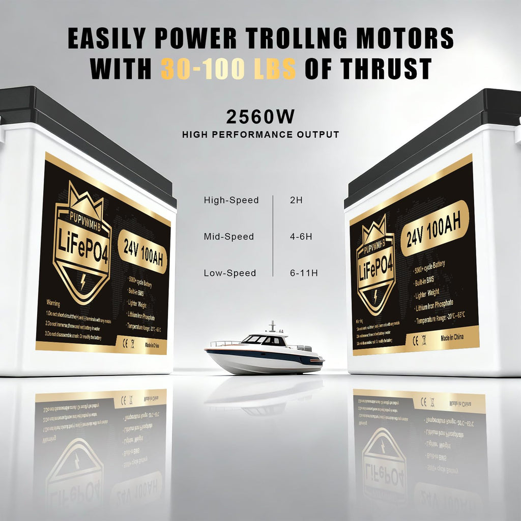 24V 100AH Lifepo4 Battery with 100A BMS A7744